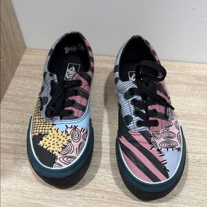 Vans Colorful Patchwork Sneakers with Black Laces